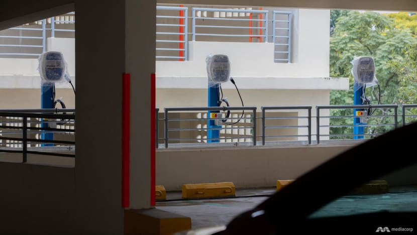 Limited charging points, rules over sales hamper electric vehicle adoption in Singapore Limited charging points, rules over sales hamper electric vehicle adoption in Singapore