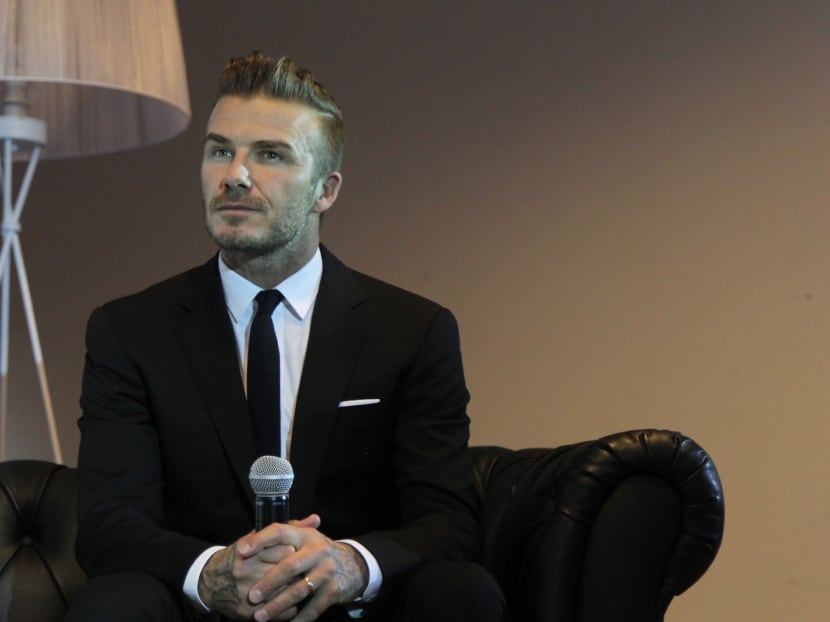 PEOPLE magazine's sexiest man alive for 2015 David Beckham. TODAY file photo