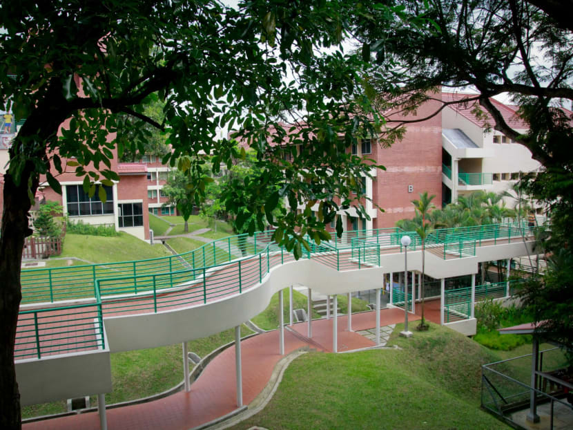 A view of the National University of Singapore's Eusoff Hall residence. A view of the National University of Singapore's Eusoff Hall residence.