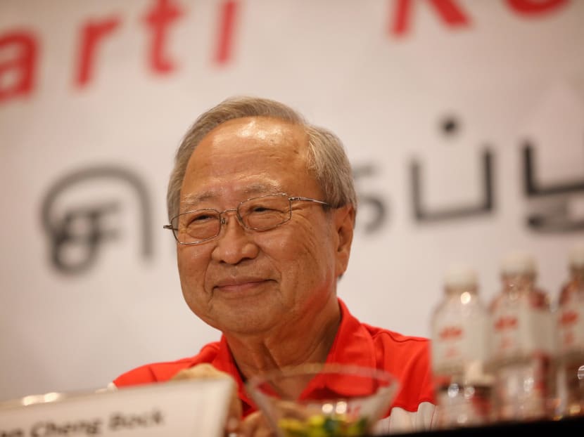 Dr Tan Cheng Bock at the Progress Singapore Party's launch on March 8, 2019.