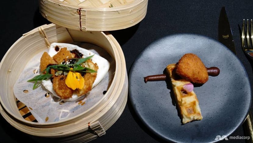 Lab-grown chicken dishes to sell for S$23 at private members’ club 1880 next month Lab-grown chicken dishes to sell for S$23 at private members’ club 1880 next month