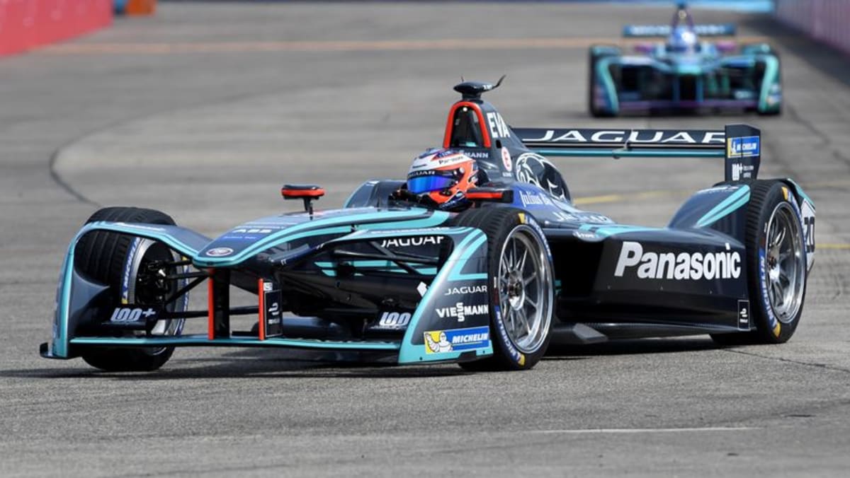 Evans leads Jaguar in Berlin Formula E race CNA