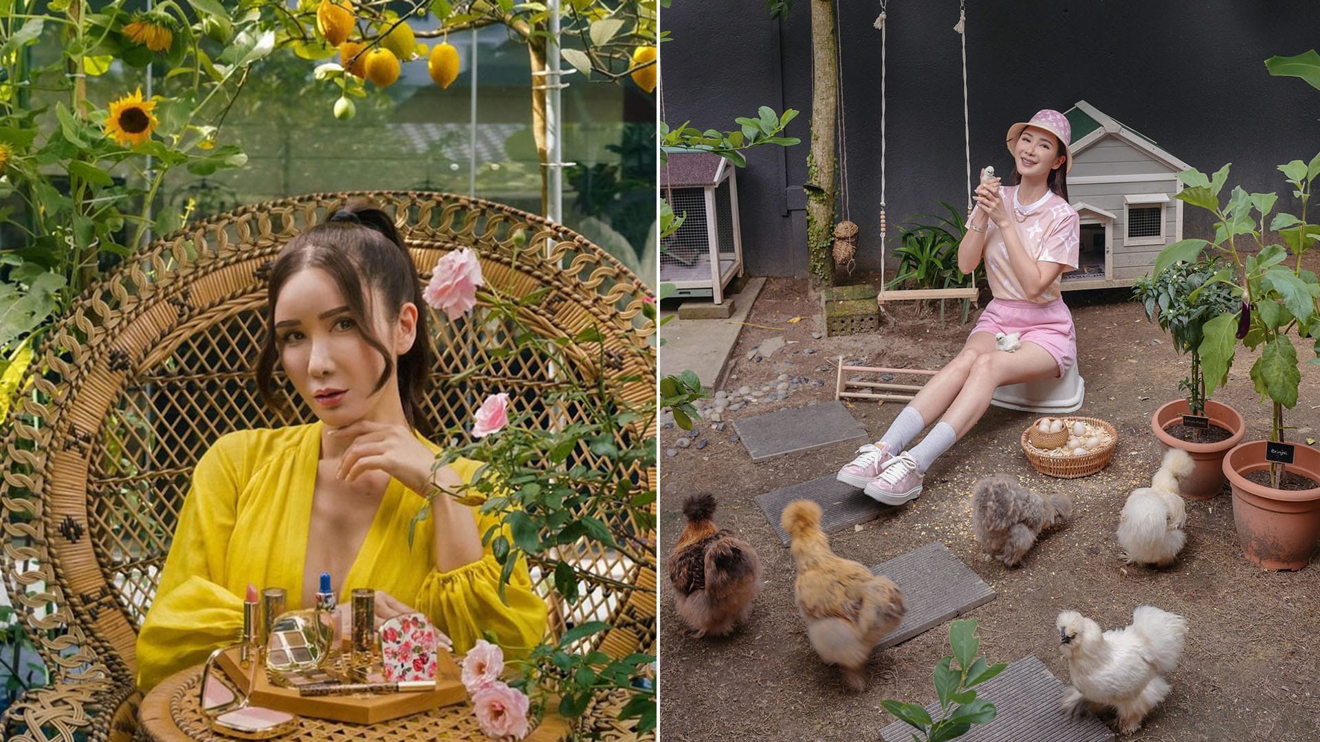 Jamie Chua Is Now Into Gardening & Farming — She Grows Veggies & Rears Chickens At Home & Wants To Add A Pig To Her Farm-ily Jamie Chua Is Now Into Gardening & Farming — She Grows Veggies & Rears Chickens At Home & Wants To Add A Pig To Her Farm-ily