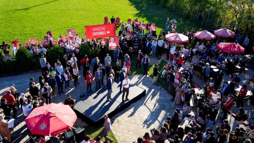 Canada's Trudeau hammers rival over COVID-19 stance on last day of campaign Canada's Trudeau hammers rival over COVID-19 stance on last day of campaign