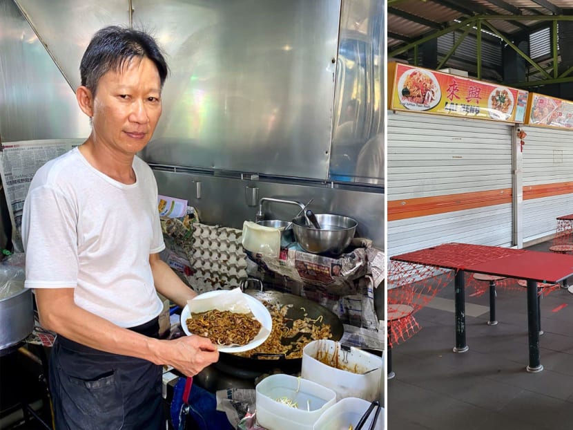 His hard-hit hawker centre, the epicentre of Singapore’s largest open Covid-19 cluster, was closed for two weeks for deep cleaning. His hard-hit hawker centre, the epicentre of Singapore’s largest open Covid-19 cluster, was closed for two weeks for deep cleaning.