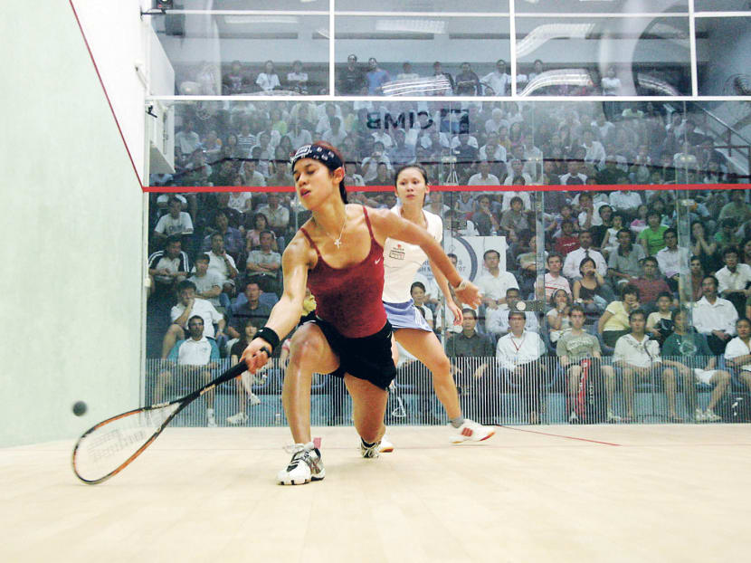 Singapore last saw a top-level tournament here in 2011 with the CIMB Singapore Women’s Squash Masters ending its run after five years. TODAY FILE PHOTO