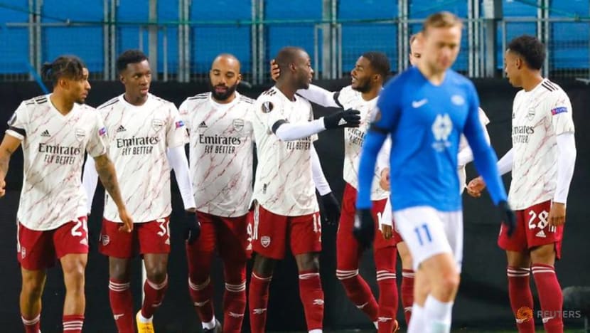 Football: Pepe redeems himself as Arsenal ease to win at Molde Football: Pepe redeems himself as Arsenal ease to win at Molde