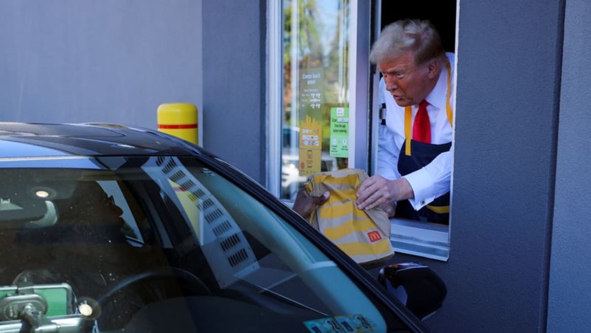 Trump serves McDonald’s while Harris celebrates birthday