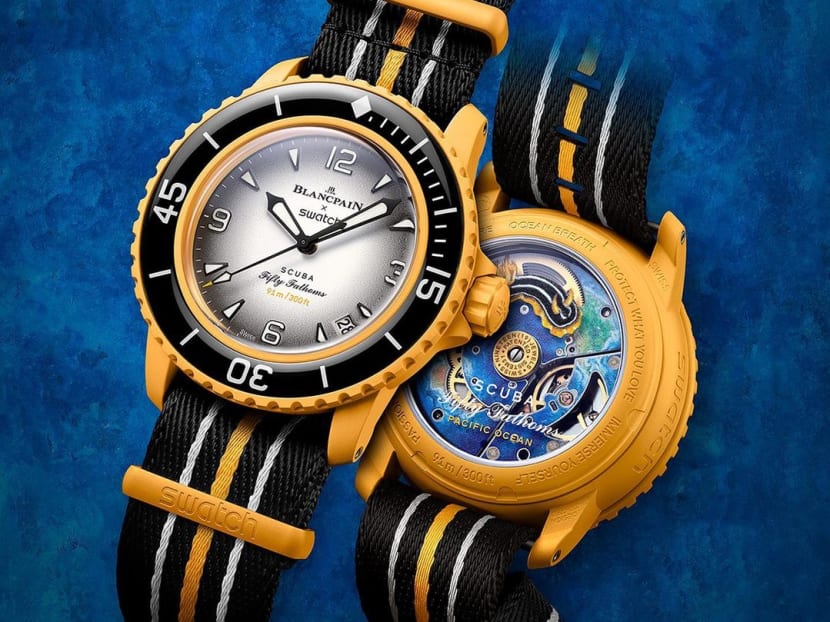 Omega Swatch X Blancpain Indian Ocean 腕時計(アナログ) | vision-ls.com