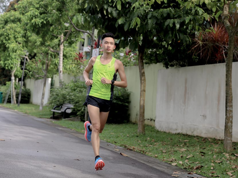 TODAY journalist Justin Ong out on a run. TODAY journalist Justin Ong out on a run.