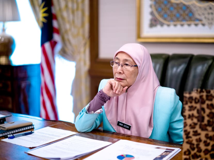 Malaysia's Deputy Prime Minister Wan Azizah hastaken up the cause of improving the lives of women who have not worked outside the home. Malaysia's Deputy Prime Minister Wan Azizah hastaken up the cause of improving the lives of women who have not worked outside the home.
