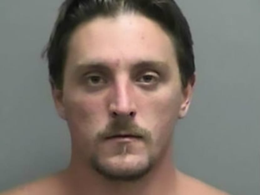 This undated photograph obtained on April 9, 2017 showing Joseph Jakubowski, who allegedly robbed a gun shop and sent a lengthy manifesto to US President Donald Trump. Photo: Rock County Sheriff's Office via AFP