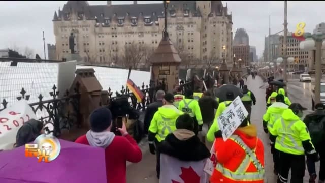示威者占据加拿大国会大楼近三周 警方将采取清场行动