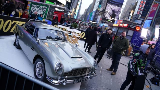 Aston Martin stunt car, Daniel Craig costumes star at James Bond auction