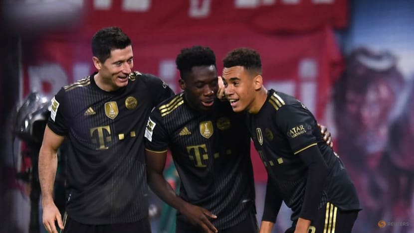 Football:
Musiala magnificent as Bayern Munich beat Leipzig 4-1 Football:
Musiala magnificent as Bayern Munich beat Leipzig 4-1
