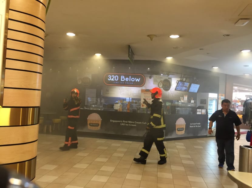 Car caught fire in Tampines 1’s underground car park, more than 200 evacuated