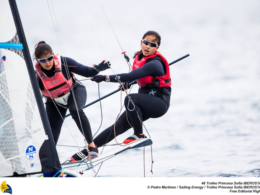 The Princess Sofia Trophy was Kimberly Lim and Cecilia Low's first major regatta since they wrapped up their Rio Olympics qualifying campaign back in May 2016. Photos provided by Singapore Sailing.
