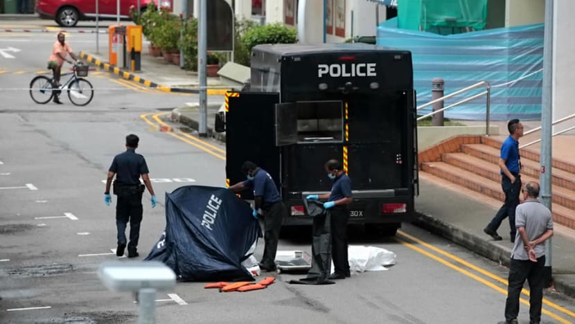 Man found dead at foot of HDB block in Little India, mother's body found in flat Man found dead at foot of HDB block in Little India, mother's body found in flat