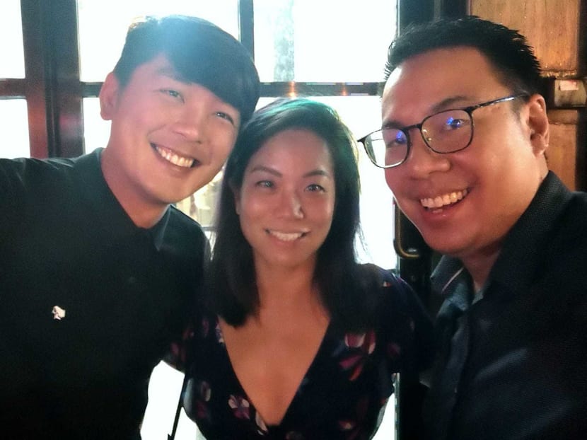 Left to right: Fawn Lab co-founders Mr Eldred Quek, Ms Hann Chia, Mr Lionel Gan.