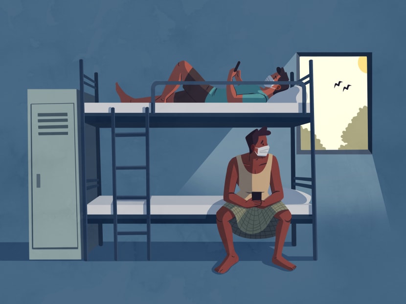 The Big Read in short: The ‘sad and lonely’ predicament of migrant workers in dorms The Big Read in short: The ‘sad and lonely’ predicament of migrant workers in dorms