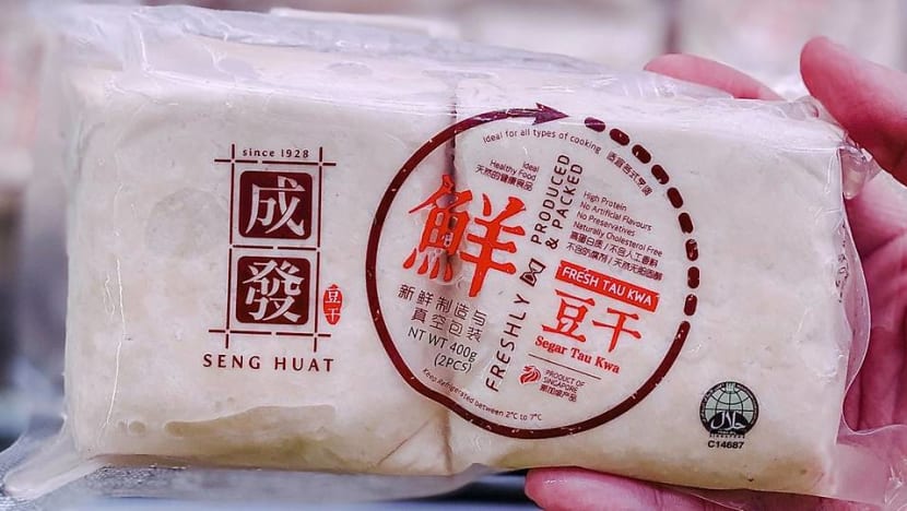 SFA suspends Seng Huat Bean Curd operations, orders recall of ‘tau kwa’ delivered to wet markets
