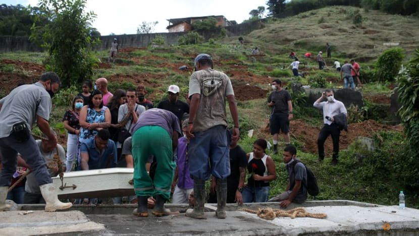 Death toll in Brazil's Petropolis reaches 104 after rains trigger mudslides Death toll in Brazil's Petropolis reaches 104 after rains trigger mudslides