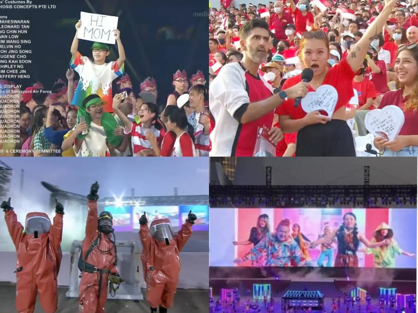 The lighthearted scenes that added colour to the National Day Parade 2022 were the talk of the town. The lighthearted scenes that added colour to the National Day Parade 2022 were the talk of the town.