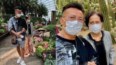 Chen Hanwei Finally Reunites With His Mum After Almost 2 Years; Takes Her To Gardens By The Bay