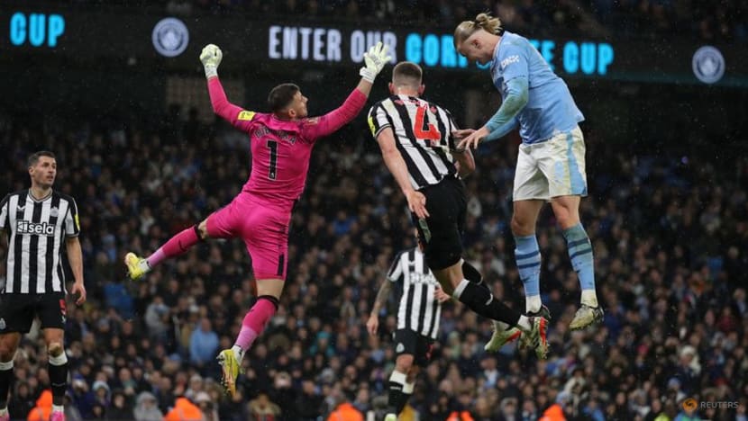 Manchester City go into FA Cup semis after 2 0 win over Newcastle