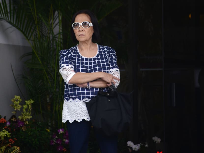 Lee Dji Lin, seen here outside the State Courts on June 30, 2017, was convicted for the intention to wound the religious feelings of her neighbour. Photo: Robin Choo/TODAY Lee Dji Lin, seen here outside the State Courts on June 30, 2017, was convicted for the intention to wound the religious feelings of her neighbour. Photo: Robin Choo/TODAY
