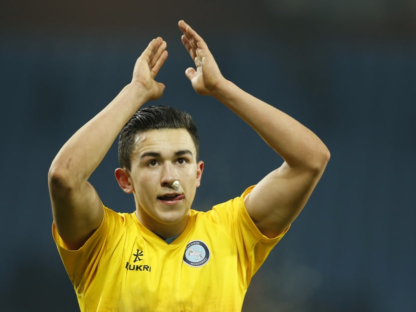 Luke O'Nien, 22, has shone in English football’s fourth tier for the past two seasons, building a reputation as one of the most hardworking and versatile engine room specialists at that level.  Photo: REUTERS