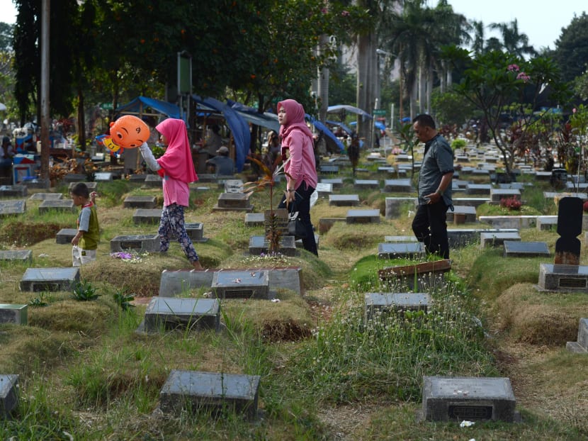A cemetery in Jakarta. AFP file photo