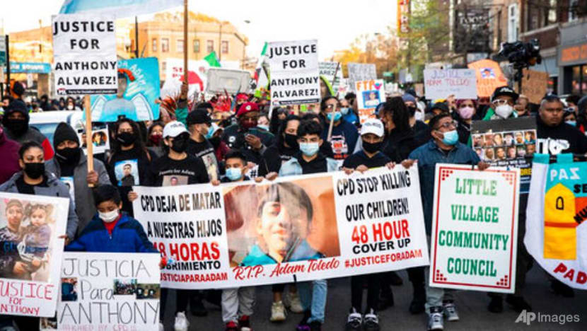 Vigil, 'peace walk' in Chicago after police shooting of boy Vigil, 'peace walk' in Chicago after police shooting of boy