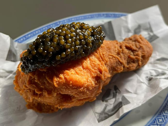 Scrambled Eggs — Fried Chicken & Caviar