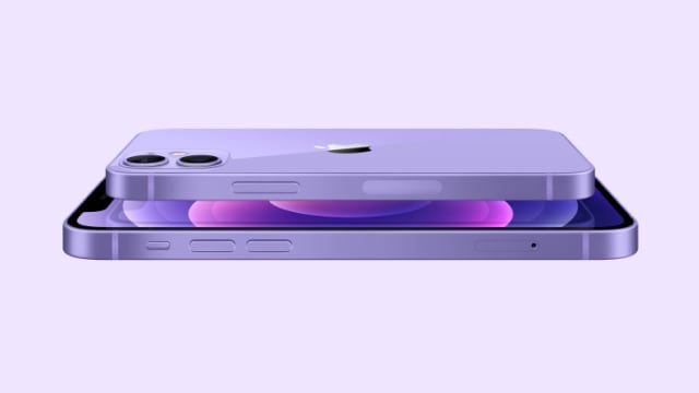 苹果发布紫色iPhone12和iPhone 12 mini！