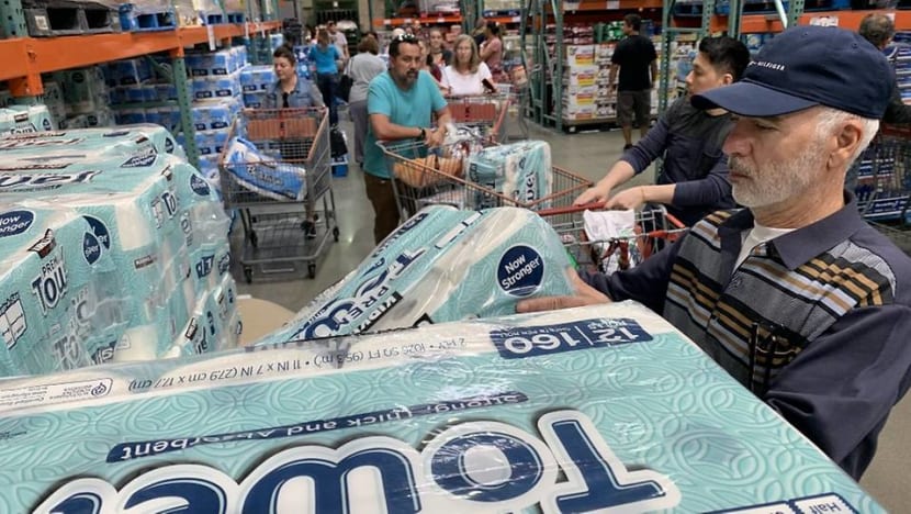 'It's pandemonium': Coronavirus panic-buying hits Los Angeles 'It's pandemonium': Coronavirus panic-buying hits Los Angeles