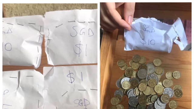 少女掏17元硬币付德士费 求司机相信“一分不少”