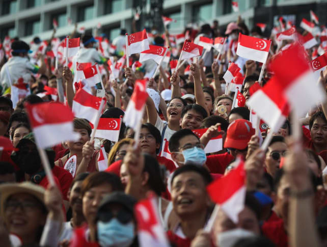 S'pore celebrates 57th birthday in full force, with first large scale NDP since pandemic capturing the highs and lows