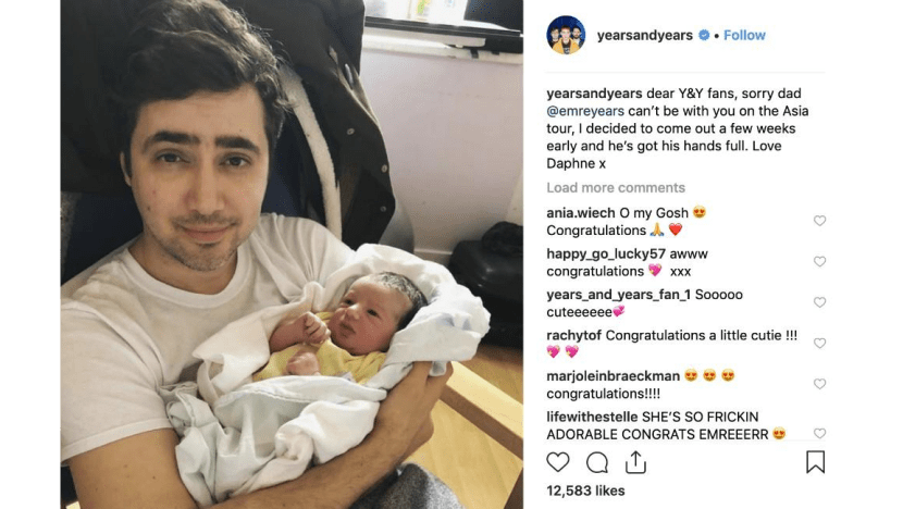Years and Years' Emre Turkmen is a dad