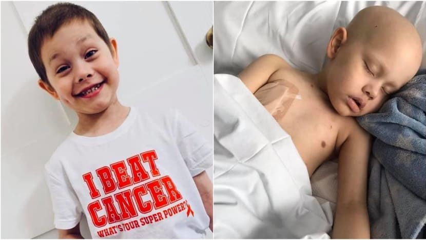 British boy who left Singapore a year ago after life-saving treatment is still cancer-free