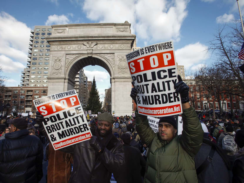 Gallery: ‘Stand with Us’: Thousands protest police killings in US