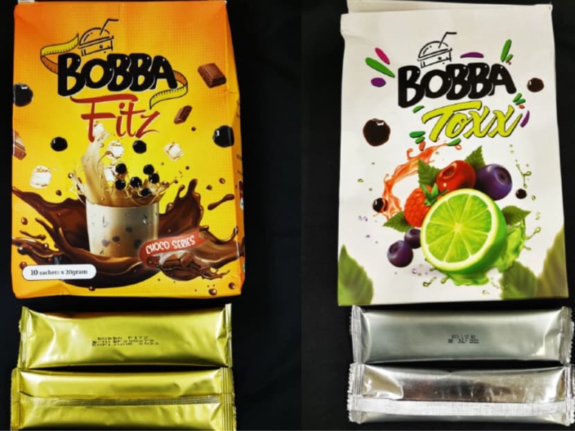 Bobba Fitz is touted to contain natural ingredients such as whey protein, cocoa powder and a fruit-derived ingredient, Garcinia Cambogia. However, the HSA’s tests revealed that it contained the banned substance sibutramine.
