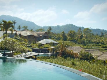 Want to experience a different side of Bali? Check in to Samanvaya Resort at Sideman Valley in East Bali