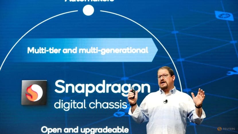 Chipmaker Qualcomm says automotive future business expands to US$30 billion Chipmaker Qualcomm says automotive future business expands to US$30 billion