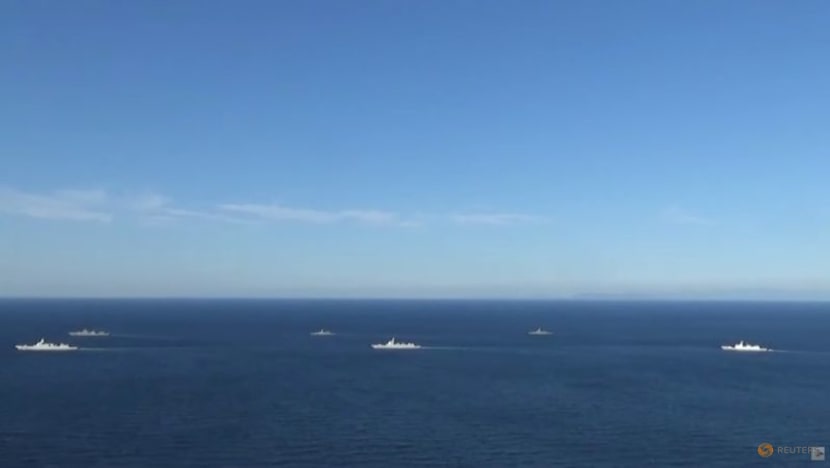 Russian, Chinese warships hold first joint patrols in the Pacific Russian, Chinese warships hold first joint patrols in the Pacific