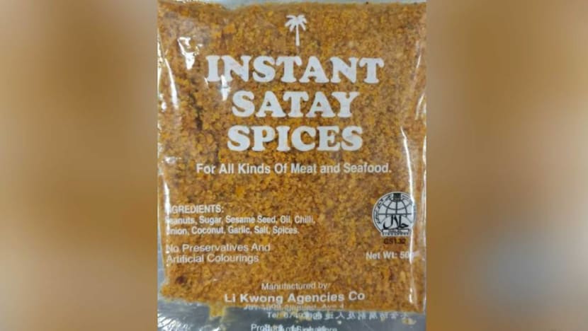 Instant Satay Spices recalled due to levels of aflatoxins exceeding permitted limits Instant Satay Spices recalled due to levels of aflatoxins exceeding permitted limits