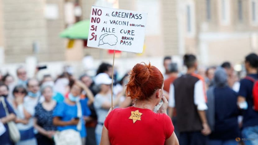 Israel sees Holocaust tropes in COVID-19 protests fuelling anti-Semitism Israel sees Holocaust tropes in COVID-19 protests fuelling anti-Semitism
