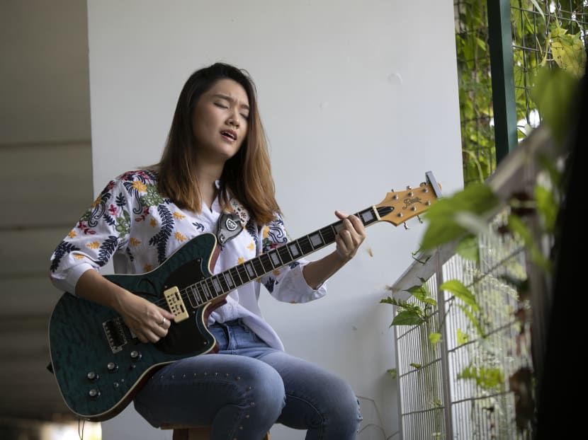 Ms Jurine Chia, along with six other Singaporean musicians, will be performing popular National Day songs to mark Singapore’s 56th birthday on Aug 9. Ms Jurine Chia, along with six other Singaporean musicians, will be performing popular National Day songs to mark Singapore’s 56th birthday on Aug 9.