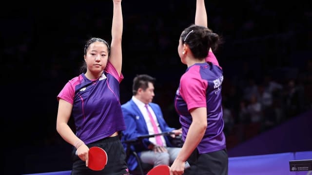 韩国夺下21年来首个亚运乒乓女双金牌
