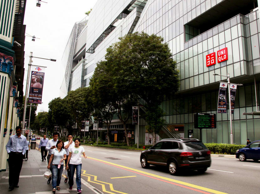 Japanese retailer Uniqlo opens its first South-east Asian flagship at Orchard Central tomorrow. Others like Michael Kors and Apple are following suit. Photo: Damien Teo